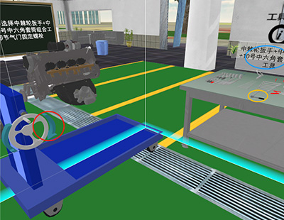 VR版威朗发动机拆装虚拟实训软件